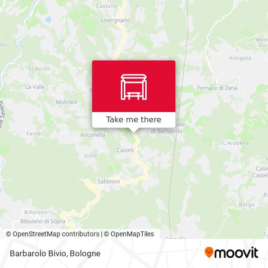 Barbarolo Bivio map