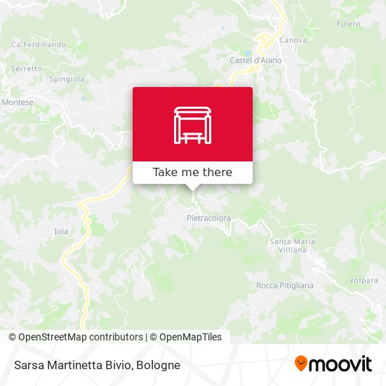 Sarsa Martinetta Bivio map