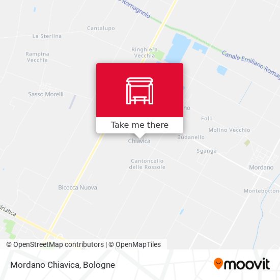 Mordano Chiavica map