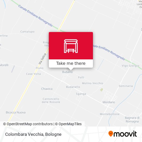 Colombara Vecchia map