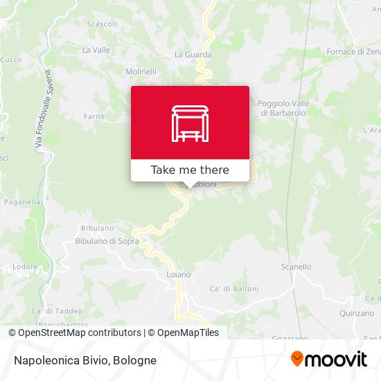 Napoleonica Bivio map