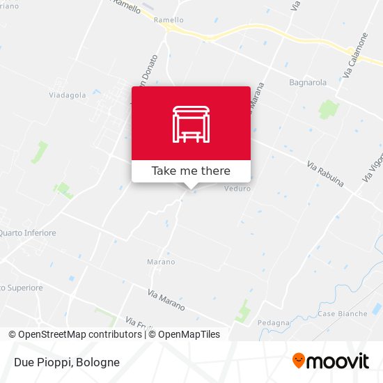 Due Pioppi map