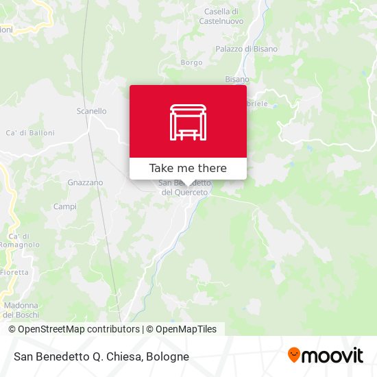 San Benedetto Q. Chiesa map