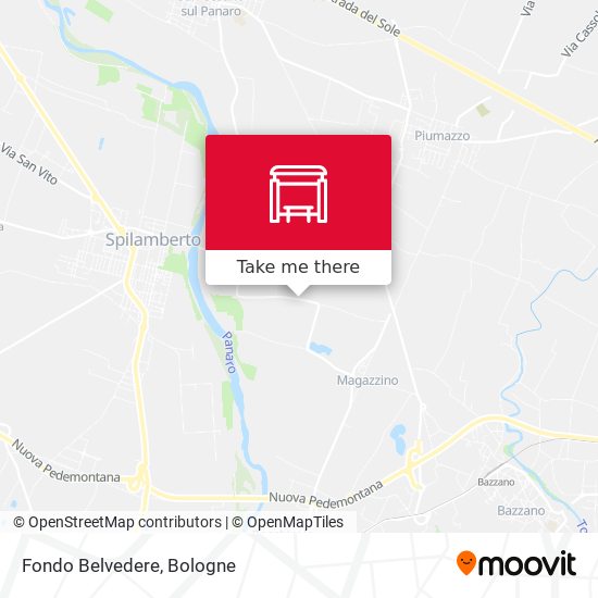 Fondo Belvedere map