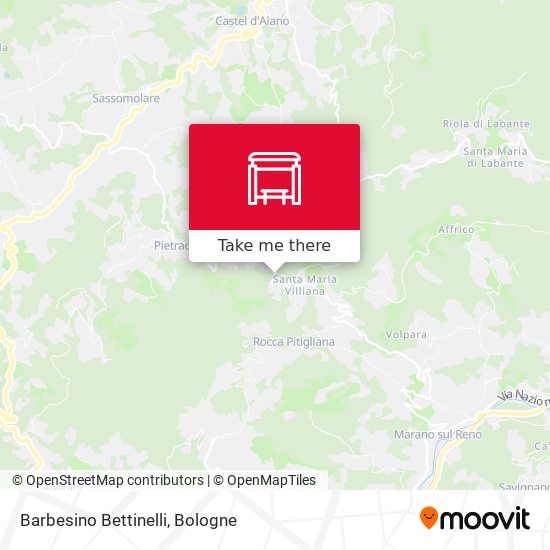 Barbesino Bettinelli map