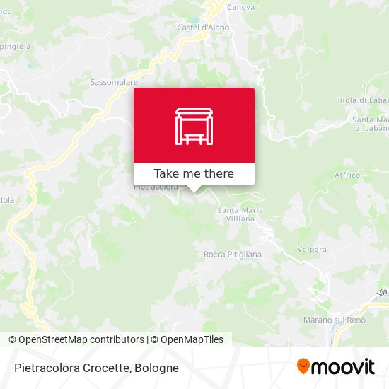 Pietracolora Crocette map