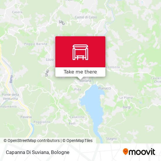 Capanna Di Suviana map