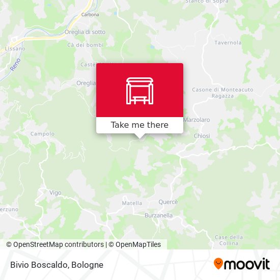 Bivio Boscaldo map