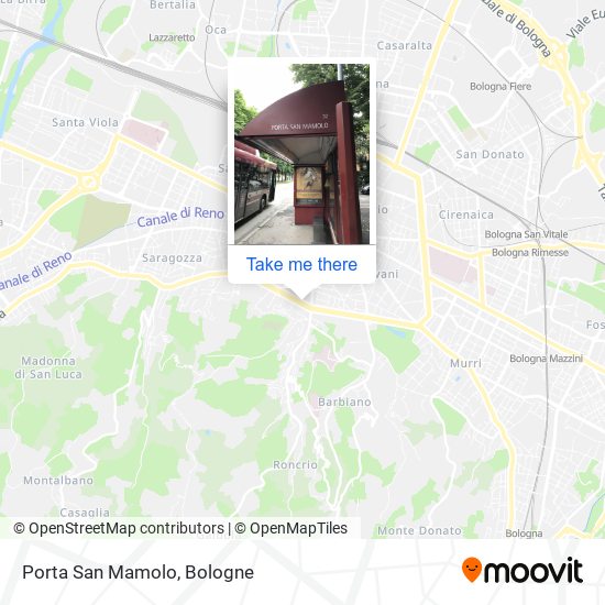 Porta San Mamolo map