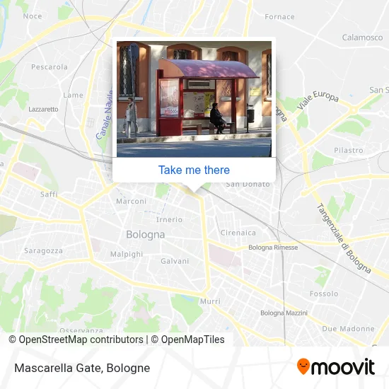 Mascarella Gate map