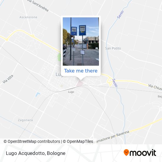 Lugo Acquedotto map