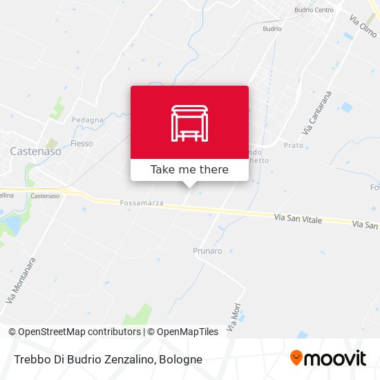 Trebbo Di Budrio Zenzalino map