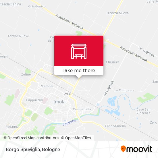 Borgo Spuviglia map