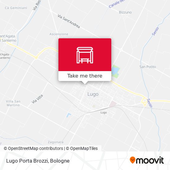 Lugo Porta Brozzi map