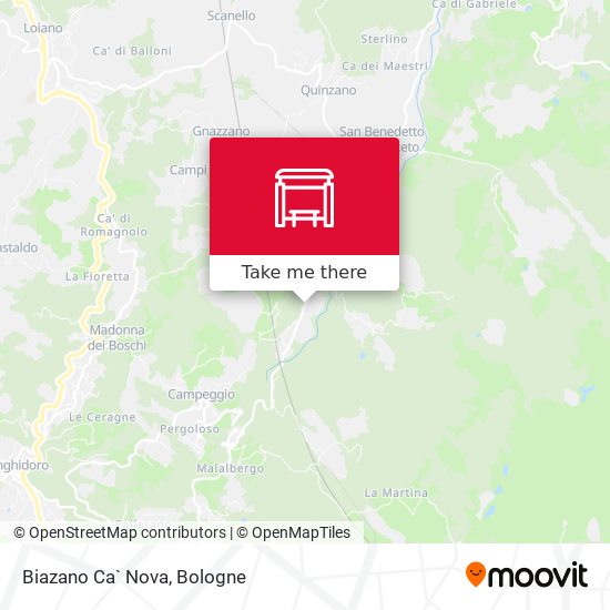 Biazano Ca` Nova map