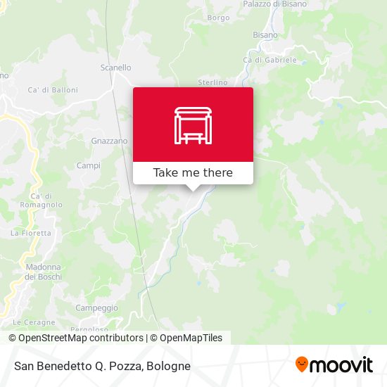 San Benedetto Q. Pozza map
