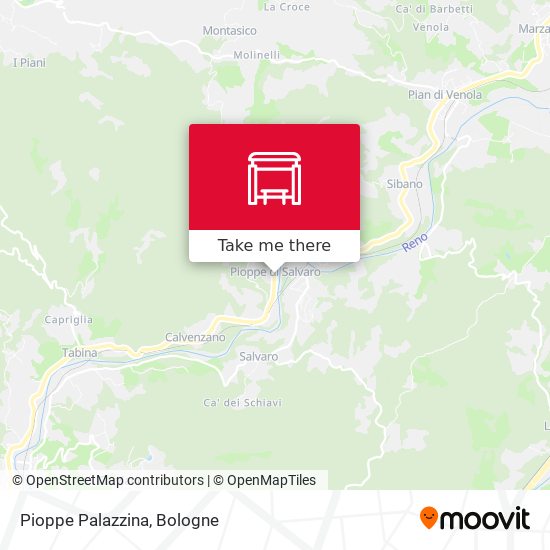 Pioppe Palazzina map