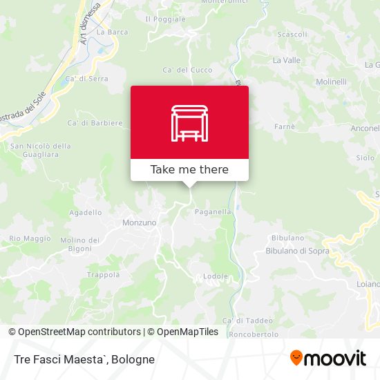 Tre Fasci Maesta` map