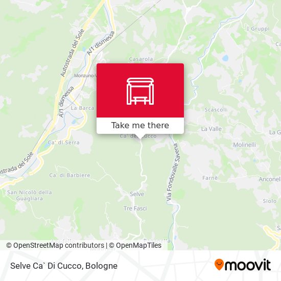 Selve Ca` Di Cucco map