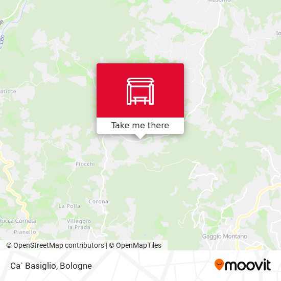 Ca` Basiglio map