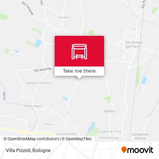 Villa Pizzoli map