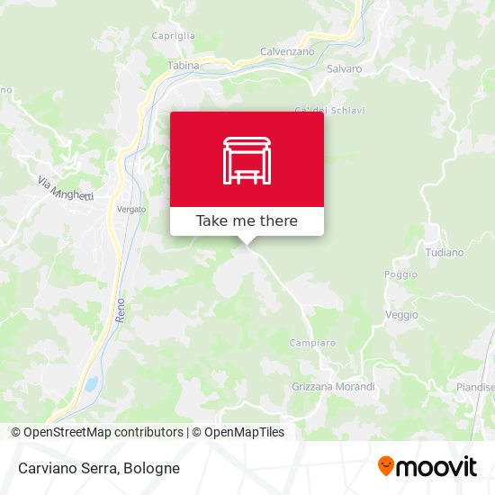 Carviano Serra map