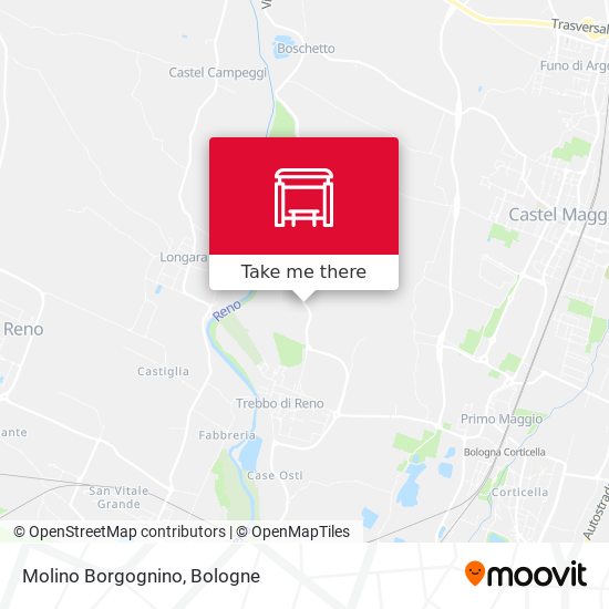 Molino Borgognino map