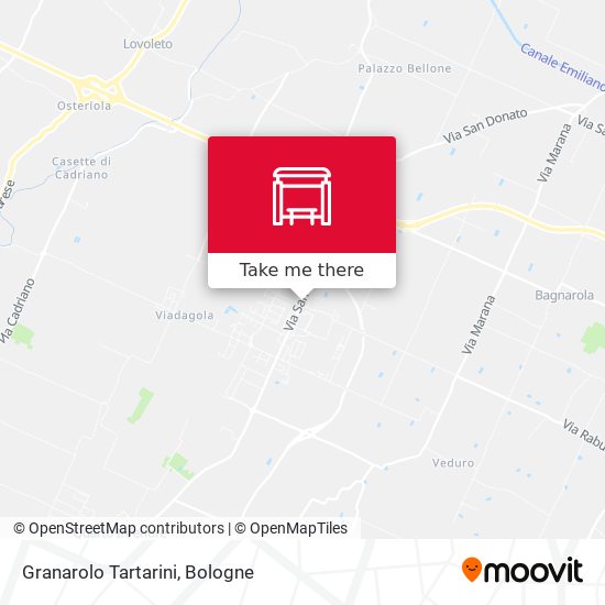 Granarolo Tartarini map