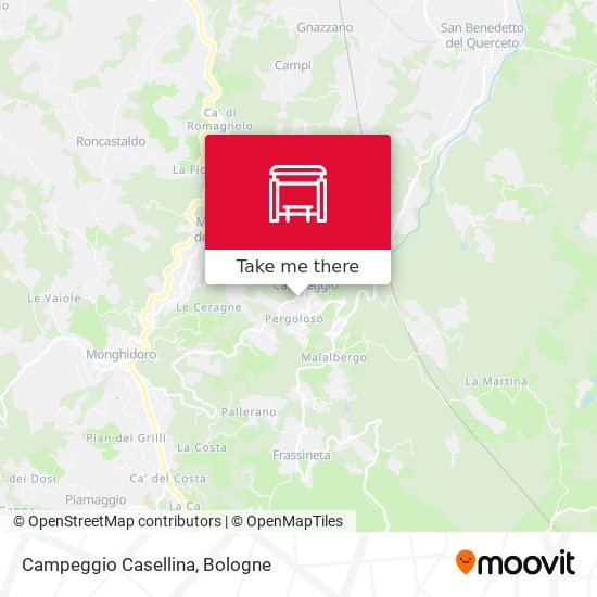 Campeggio Casellina map