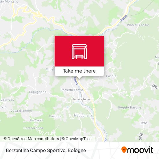 Berzantina Campo Sportivo map