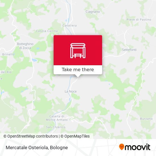 Mercatale Osteriola map
