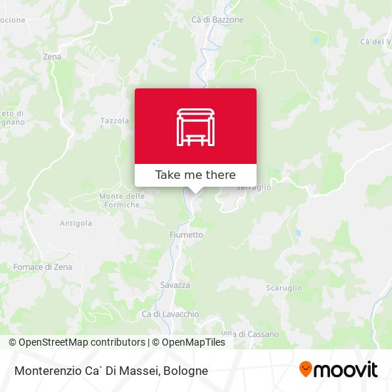 Monterenzio Ca` Di Massei map