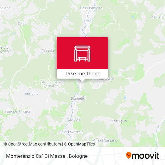 Monterenzio Ca` Di Massei map
