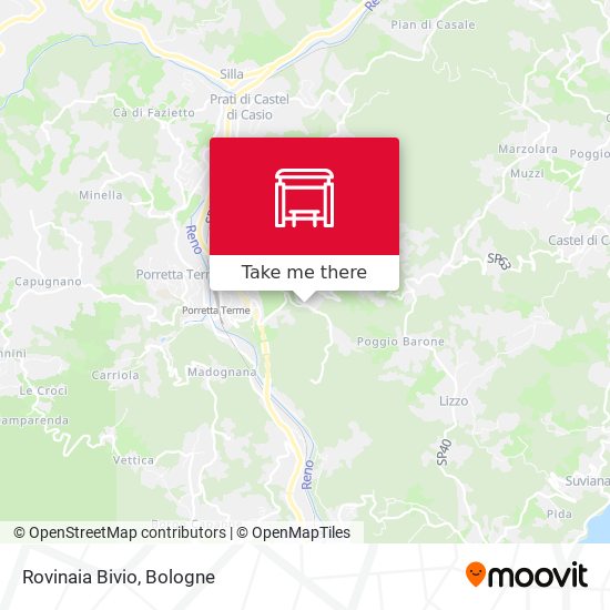 Rovinaia Bivio map