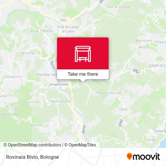 Rovinaia Junction map