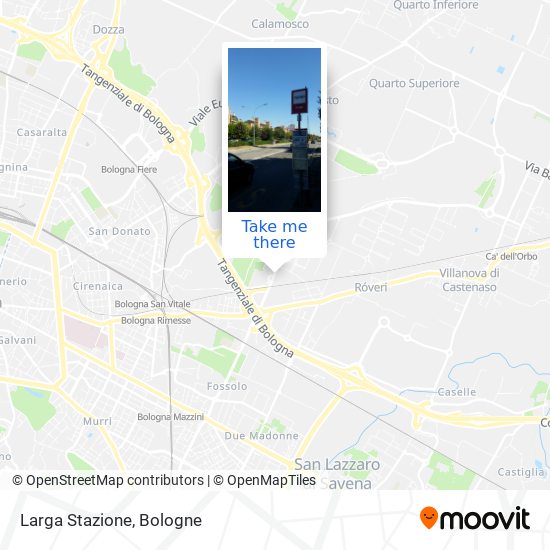 Larga Stazione map