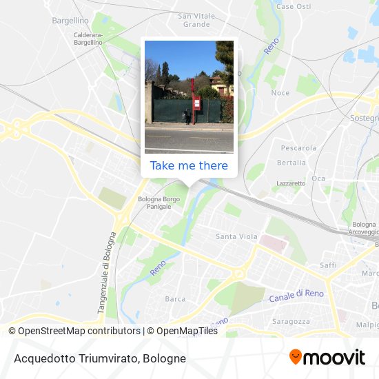 Acquedotto Triumvirato map