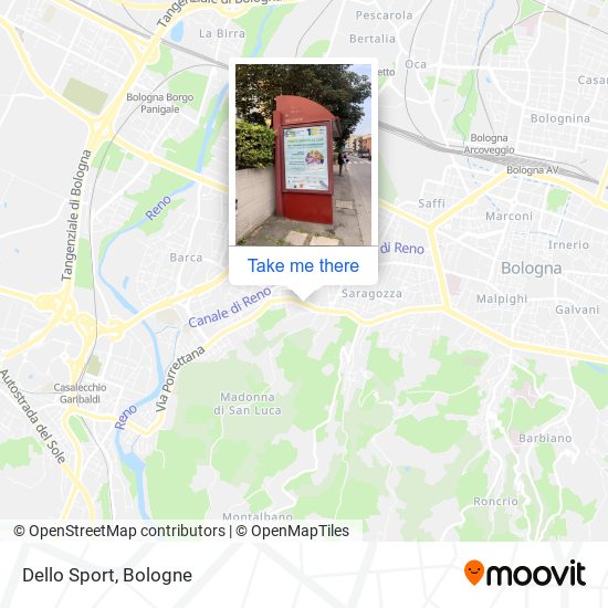 Dello Sport map