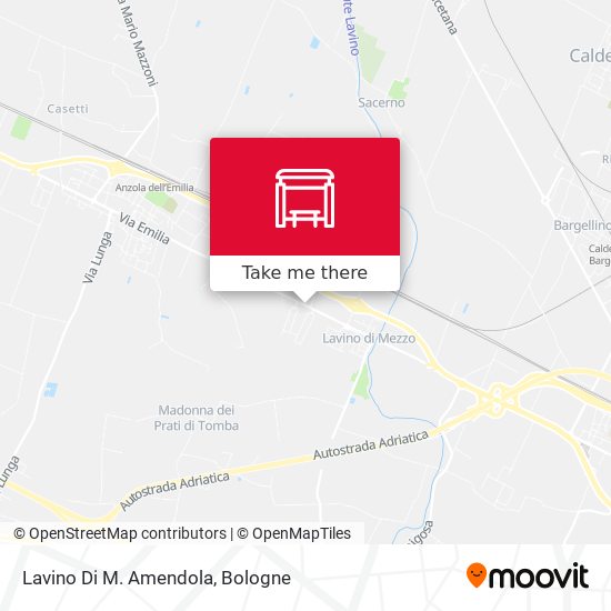 Lavino Di M. Amendola map