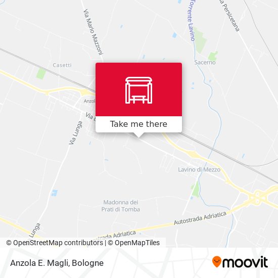 Anzola E. Magli map