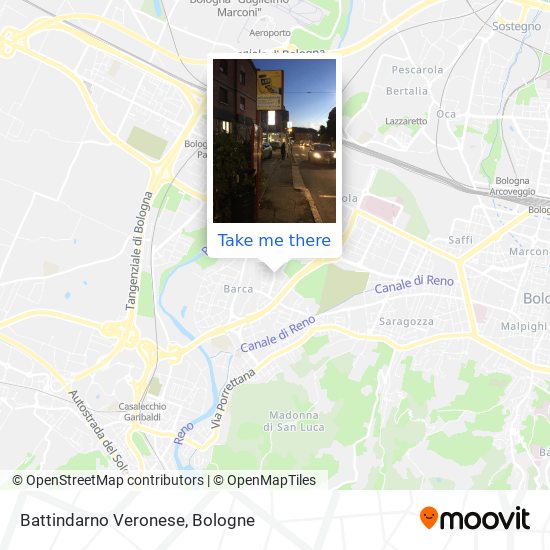 Battindarno Veronese map