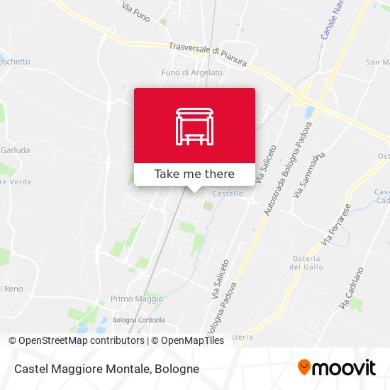Castel Maggiore Montale map