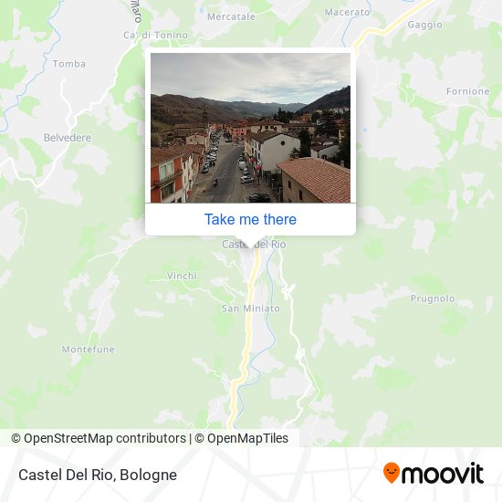 Castel Del Rio map