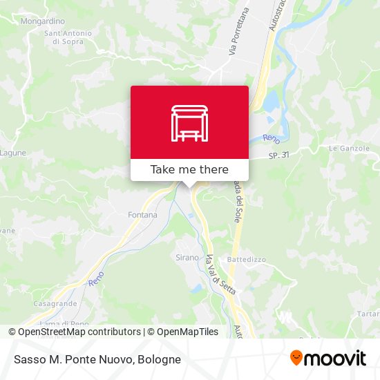 Sasso M. Ponte Nuovo map