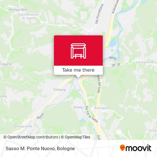 Sasso M. Ponte Nuovo map