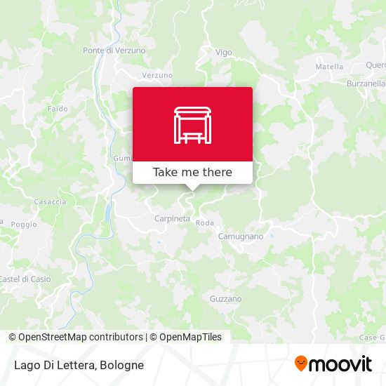 Lago Di Lettera map
