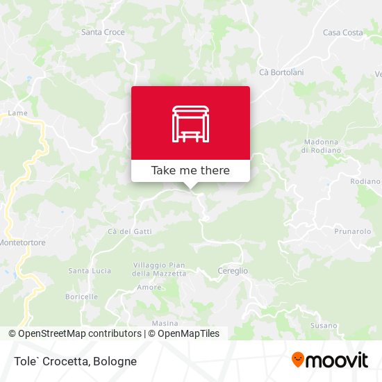 Tole` Crocetta map