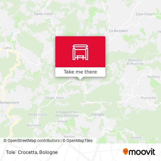 Tole` Crocetta map