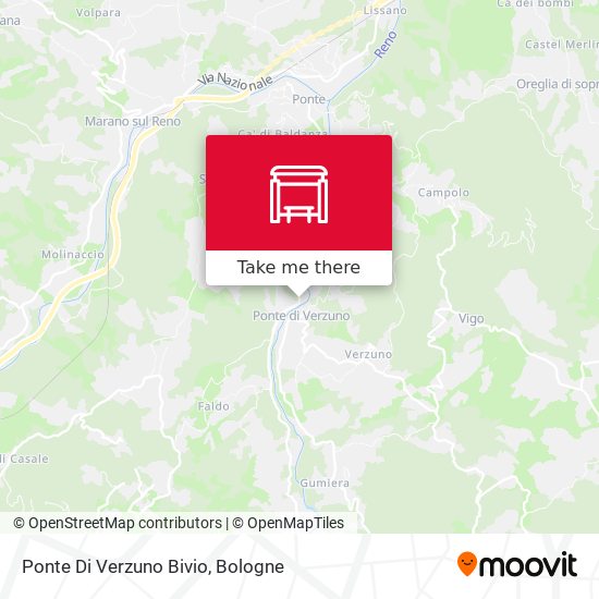 Ponte Di Verzuno Bivio map