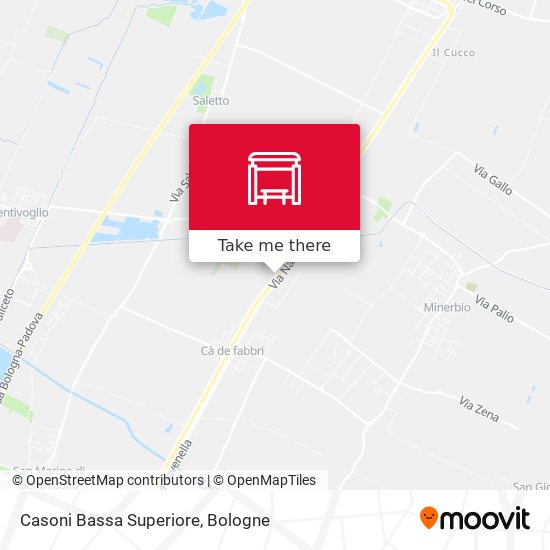 Casoni Bassa Superiore map